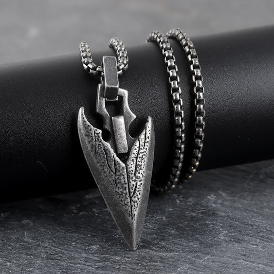 Forged Arrowhead of the North Necklace