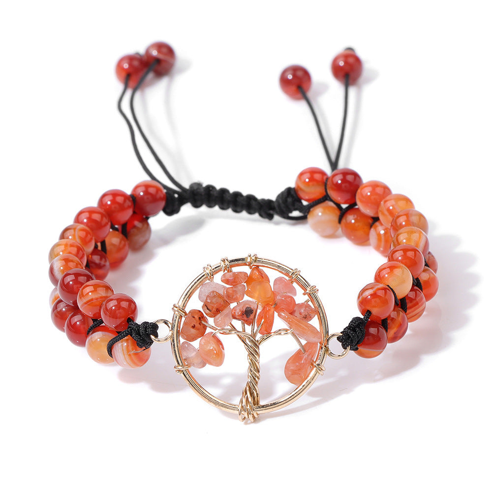 Fluorite Tree of Life Renewal Bracelet