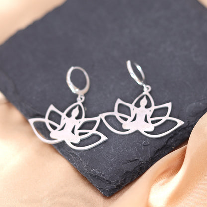 Lotus Meditation Earrings