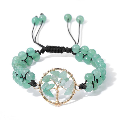 Fluorite Tree of Life Renewal Bracelet