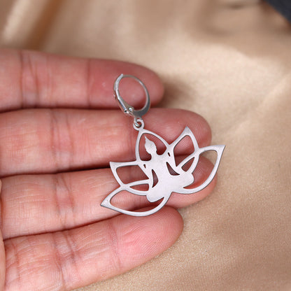 Lotus Meditation Earrings