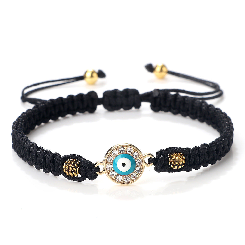 Guardian Elegance Braided Evil Eye Bracelet