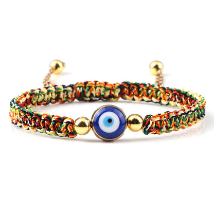 Enchanted Guardian Braided Evil Eye Bracelet