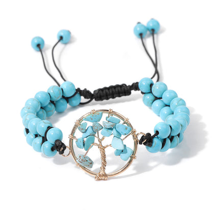 Fluorite Tree of Life Renewal Bracelet