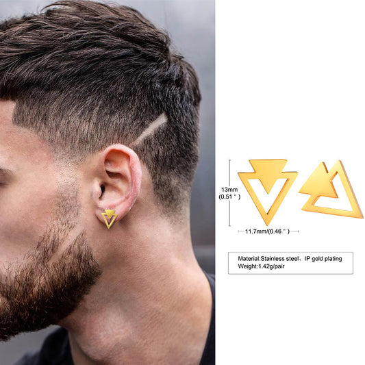 Twin Arrowhead Sigil Studs