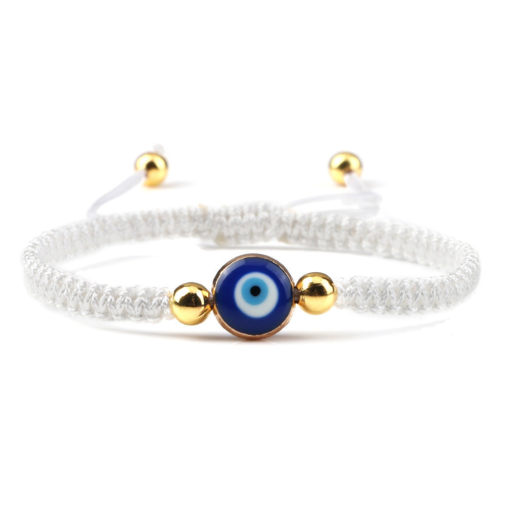 Enchanted Guardian Braided Evil Eye Bracelet