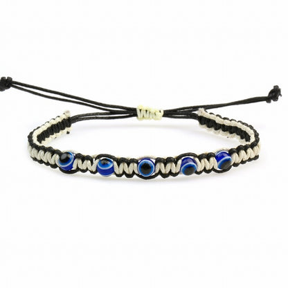 Spectrum Harmony Braided Evil Eye Bracelet