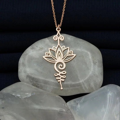 Mystic Lotus Flower Necklace