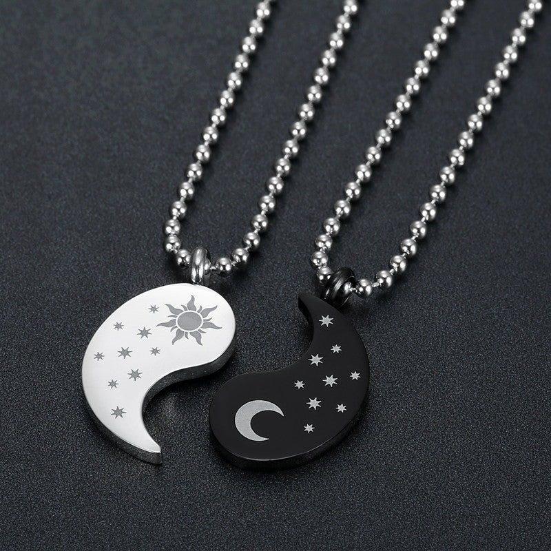 Unity Harmony Yin Yang Necklace Set