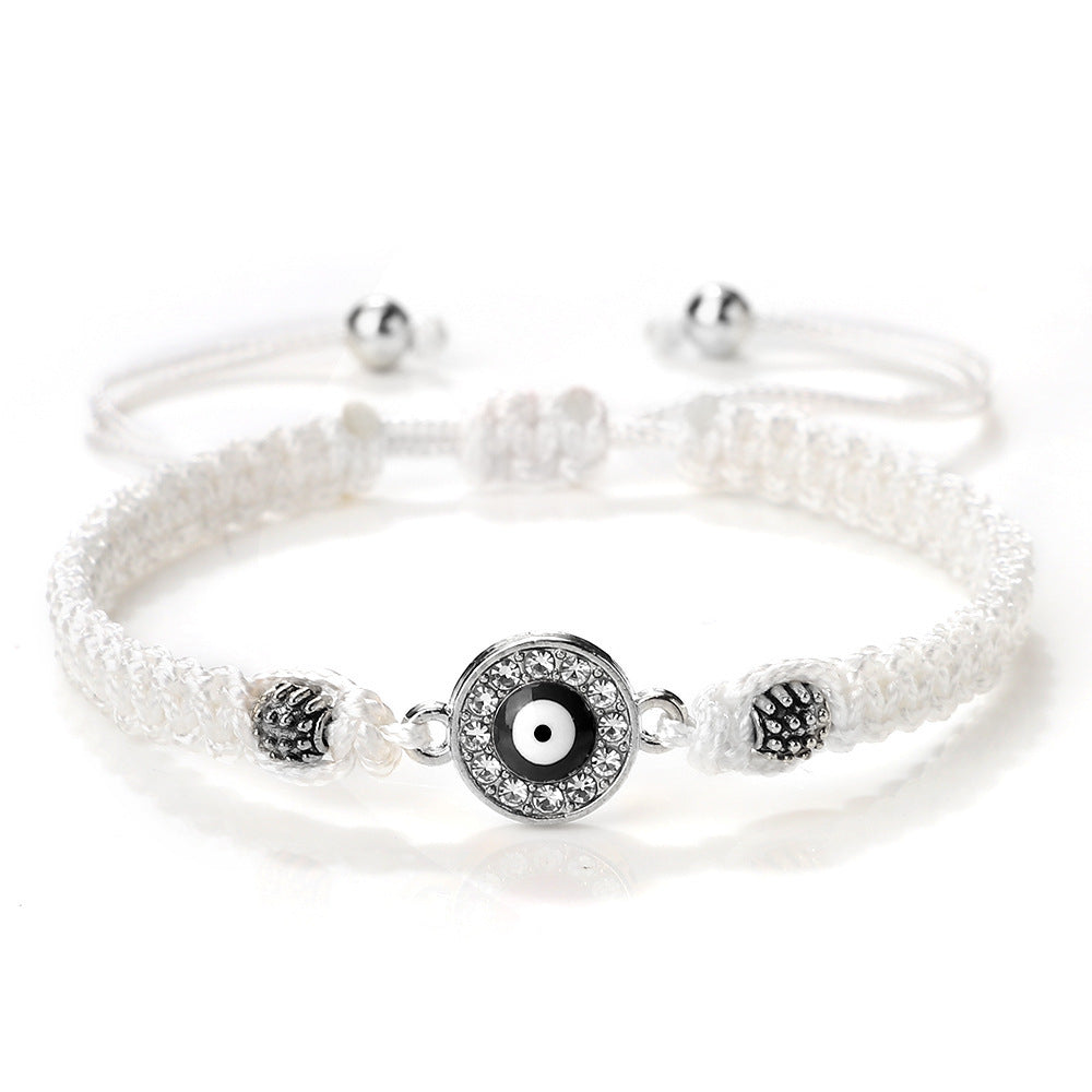 Guardian Elegance Braided Evil Eye Bracelet