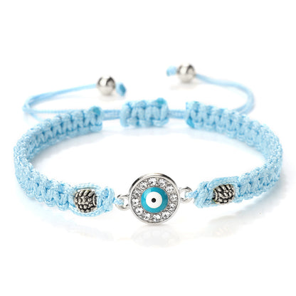 Guardian Elegance Braided Evil Eye Bracelet