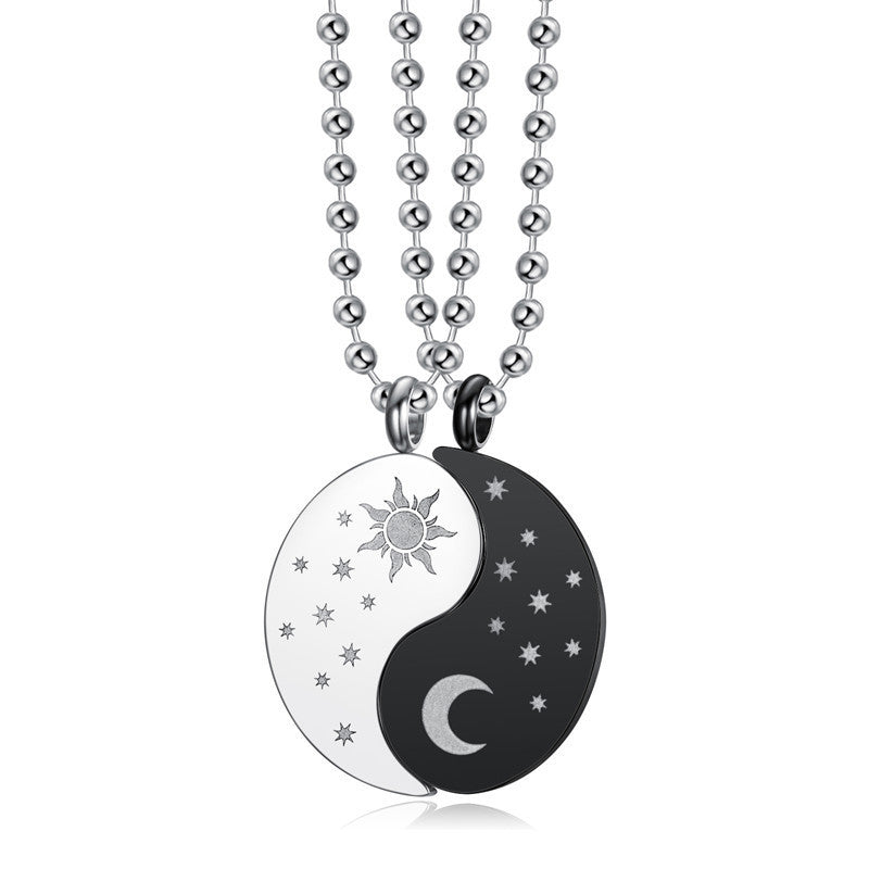 Unity Harmony Yin Yang Necklace Set