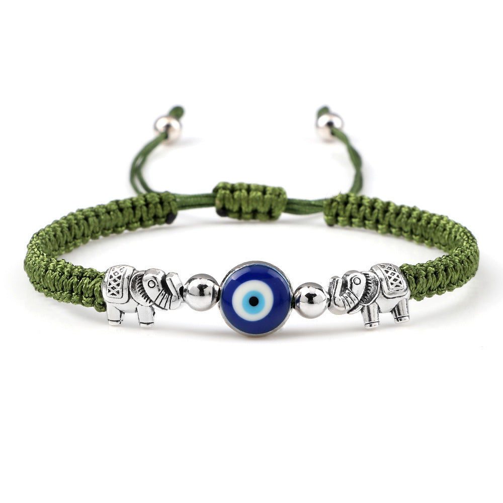 Braided Protective Harmony Evil Eye Bracelet