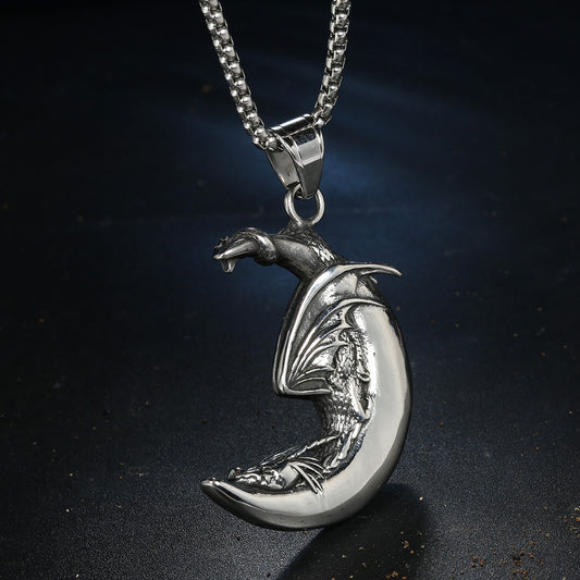 Eternal Dragon Moon Necklace