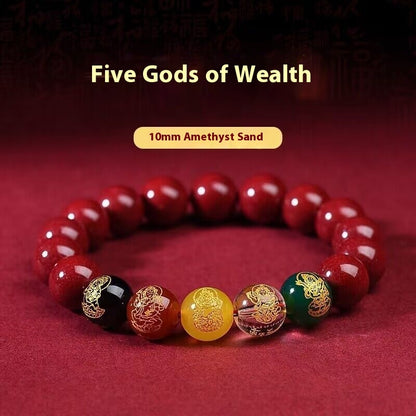 Cinnabar Pi Xiu Wealth Guardian Bracelet