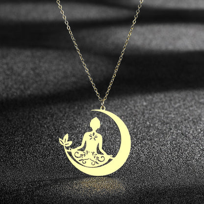 Celestial Serenity Meditation Necklace