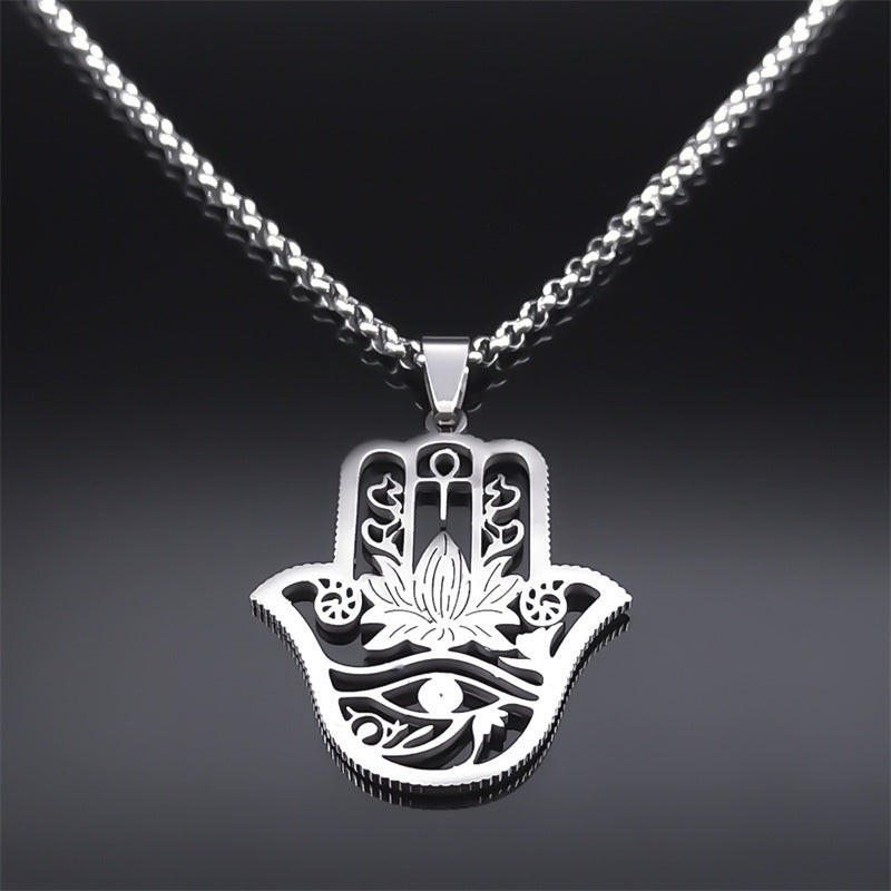 Sacred Balance Hamsa Necklace