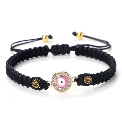 Guardian Elegance Braided Evil Eye Bracelet