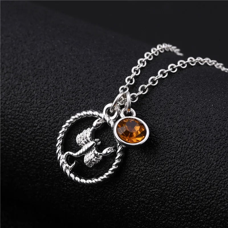 Celestial Harmony Zodiac Crystal Necklace