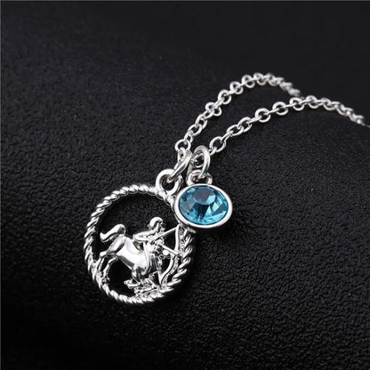 Celestial Harmony Zodiac Crystal Necklace